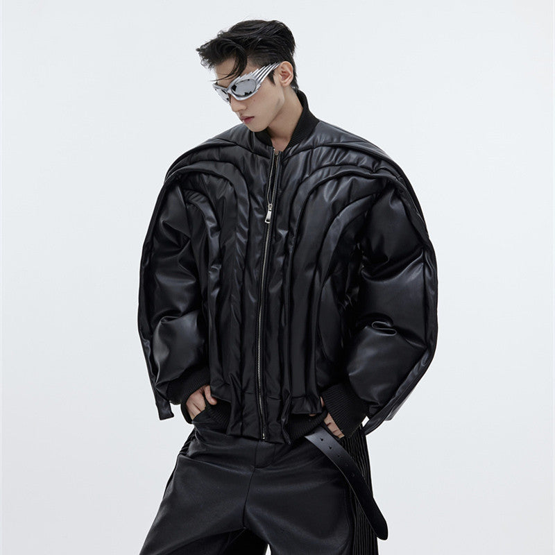 Men's Niche Three-dimensional Cotton Jacket Design