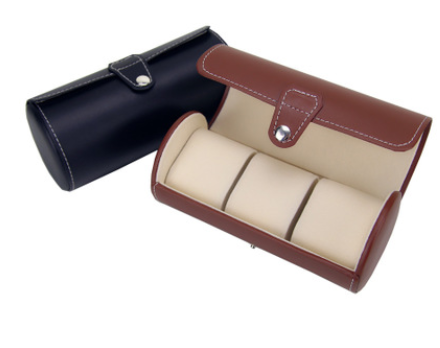 3 cylinder watch box spot wholesale leather watch box watch storage box watch box