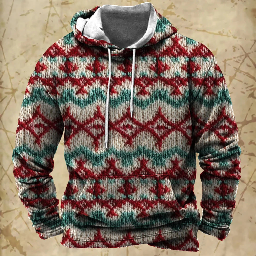 Sweater Hot Digital Printing Men's Hoodie Hooded Sweater