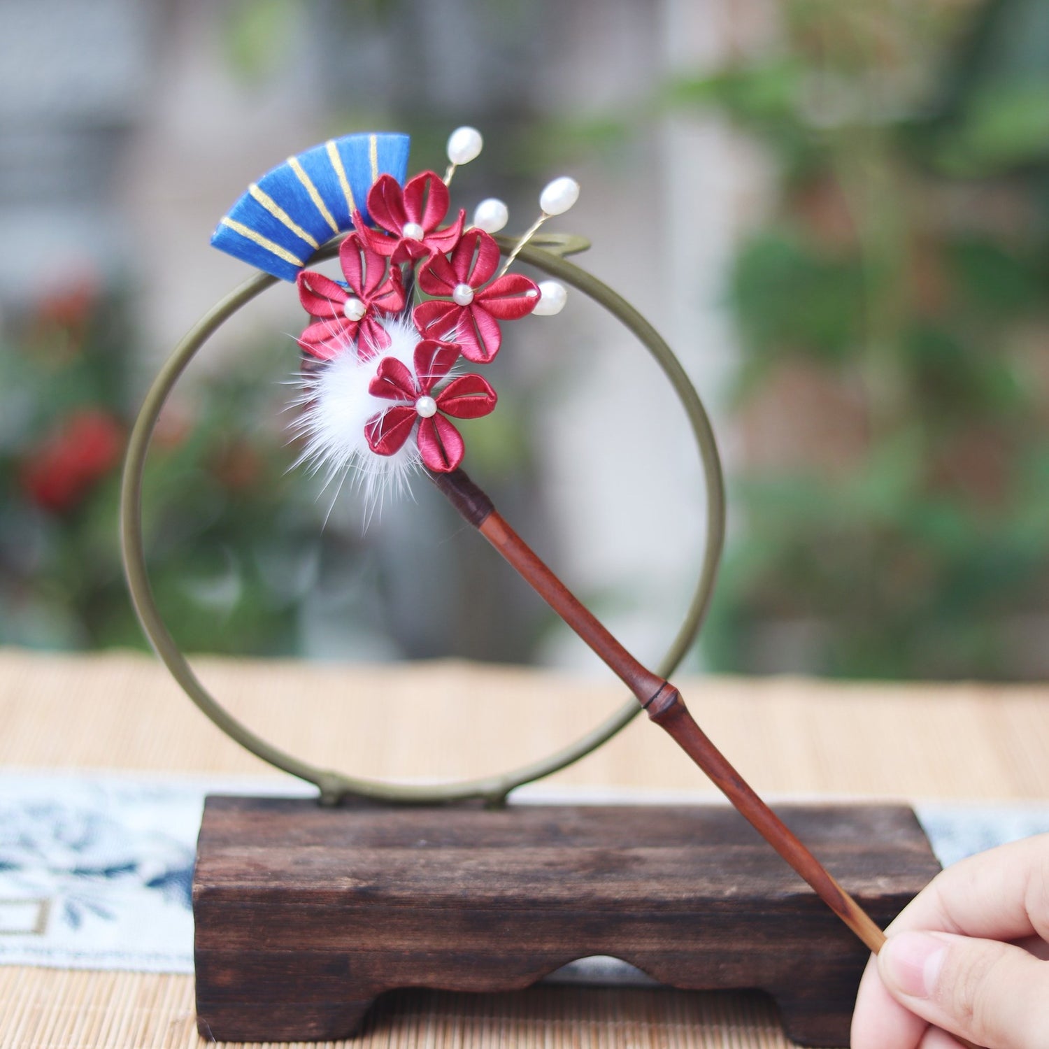 Tangled Plum Blossom Hairpin Rising Bamboo Retro