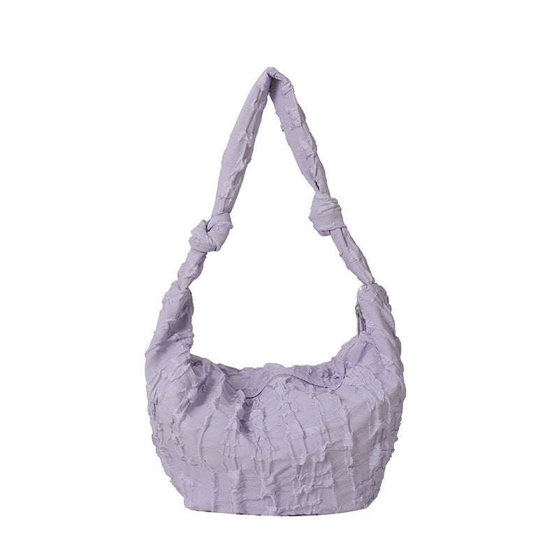 Mesh Female Cloud Bag Crossbody